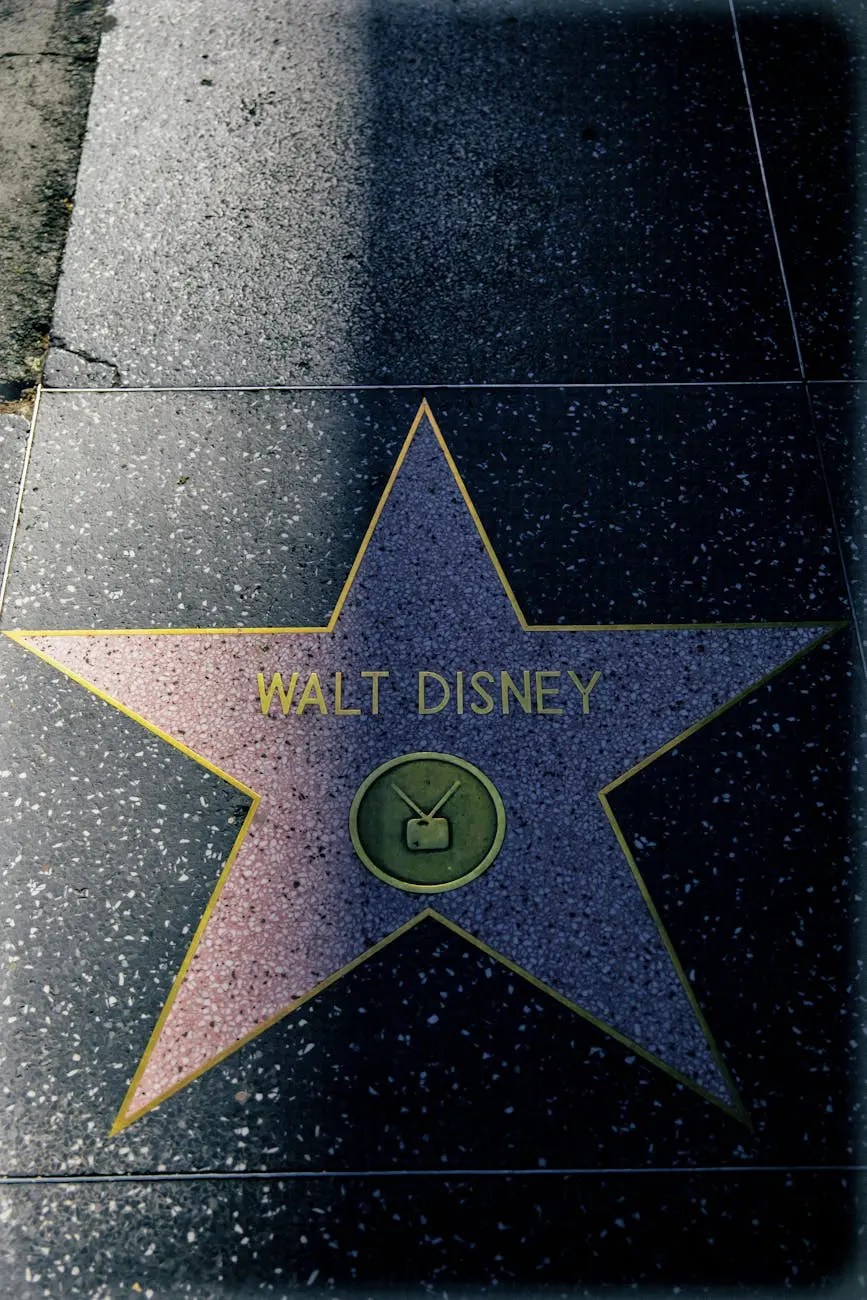 Estrella del Paseo de la Fama de Hollywood con el nombre 'Walt Disney'.