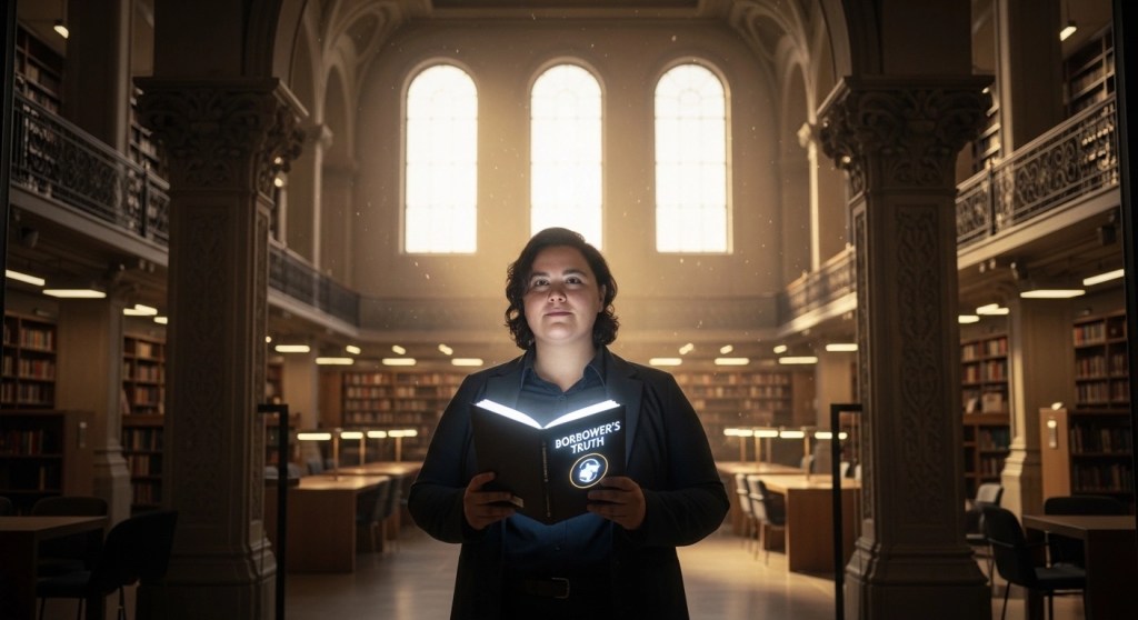 `Person holding the Borrower's Truth complete guide representing financial knowledge and empowerment for emergency borrowers` 