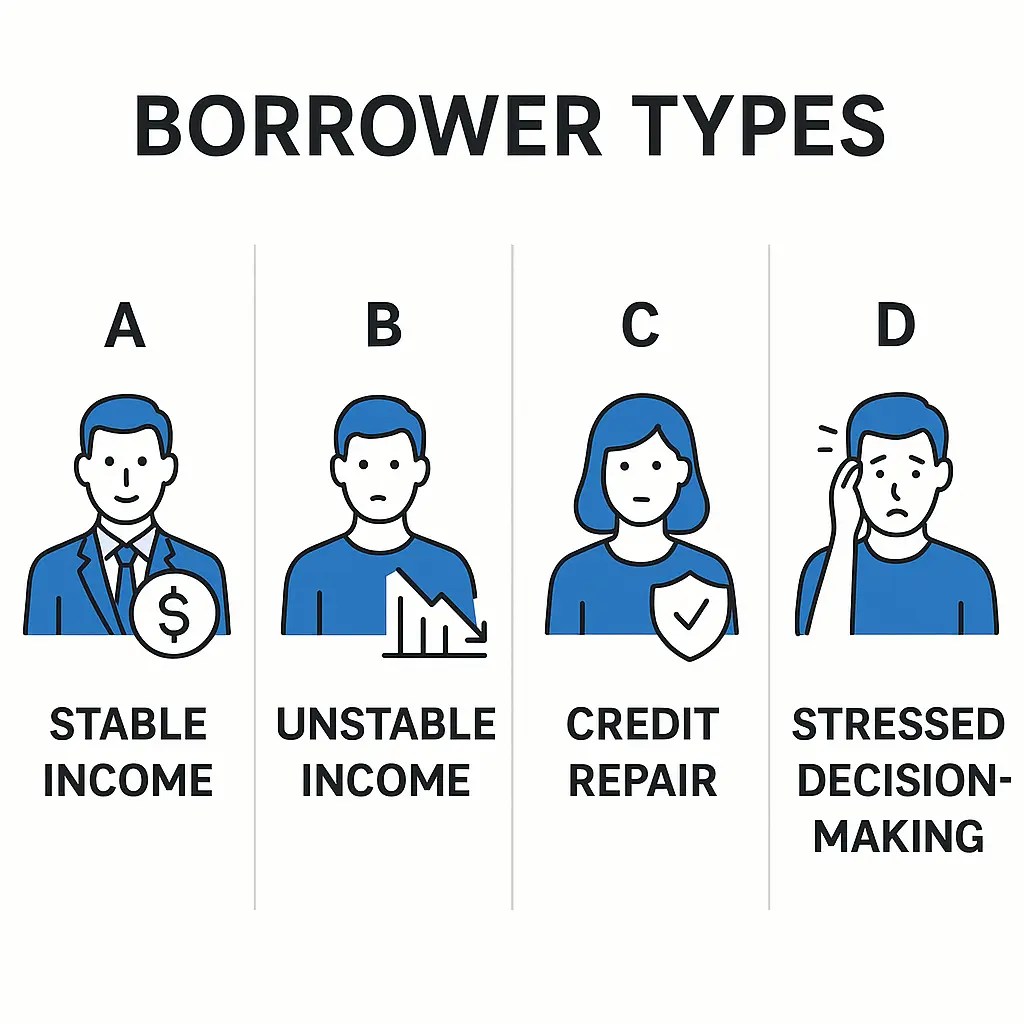 Emergency borrower types decision framework 2026
