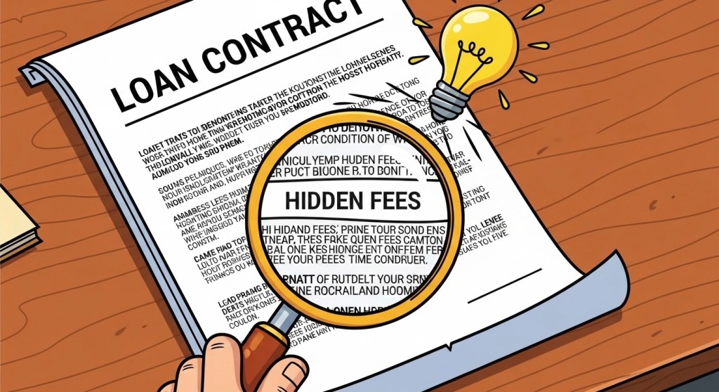 Identifying hidden fees in same day loan contracts