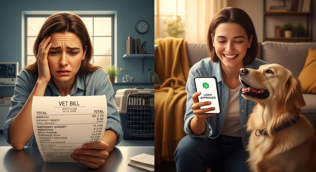 A comparison of BNPL vs Medical Credit Cards vs Personal Loans for pet emergencies.