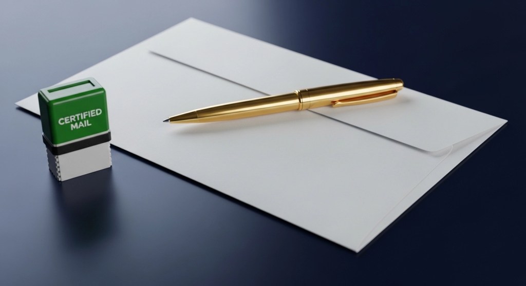  Certified mail dispute letter being sent to credit bureau for FCRA error correction