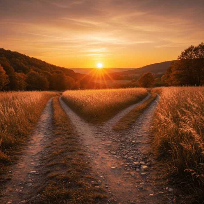 Two bankruptcy paths showing Chapter 7 liquidation versus Chapter 13 reorganization routes