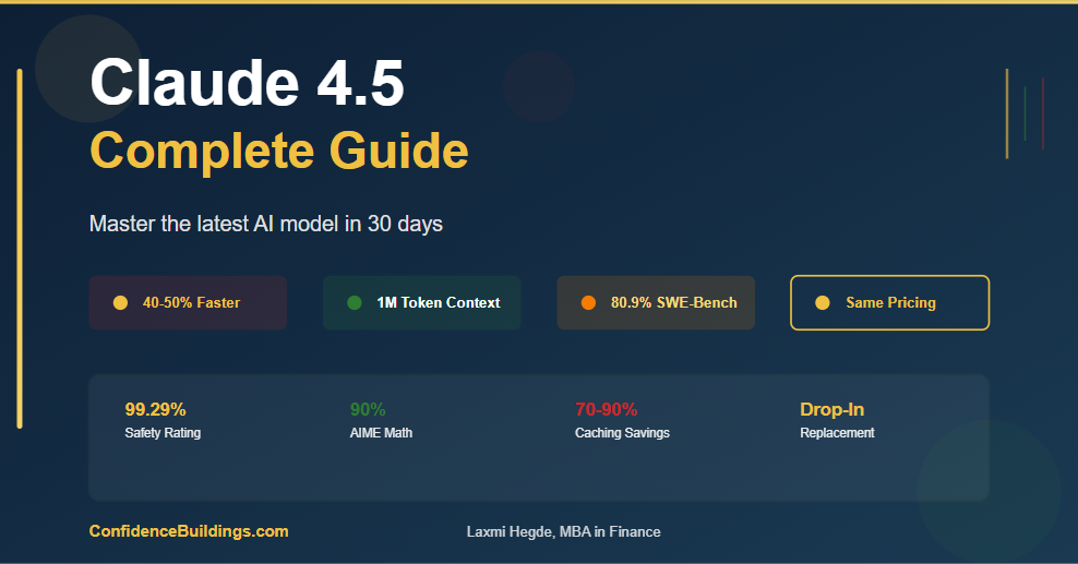 Claude 4.5 Complete Guide - 40-50% faster, 1M token context, 80.9% SWE-bench, same pricing